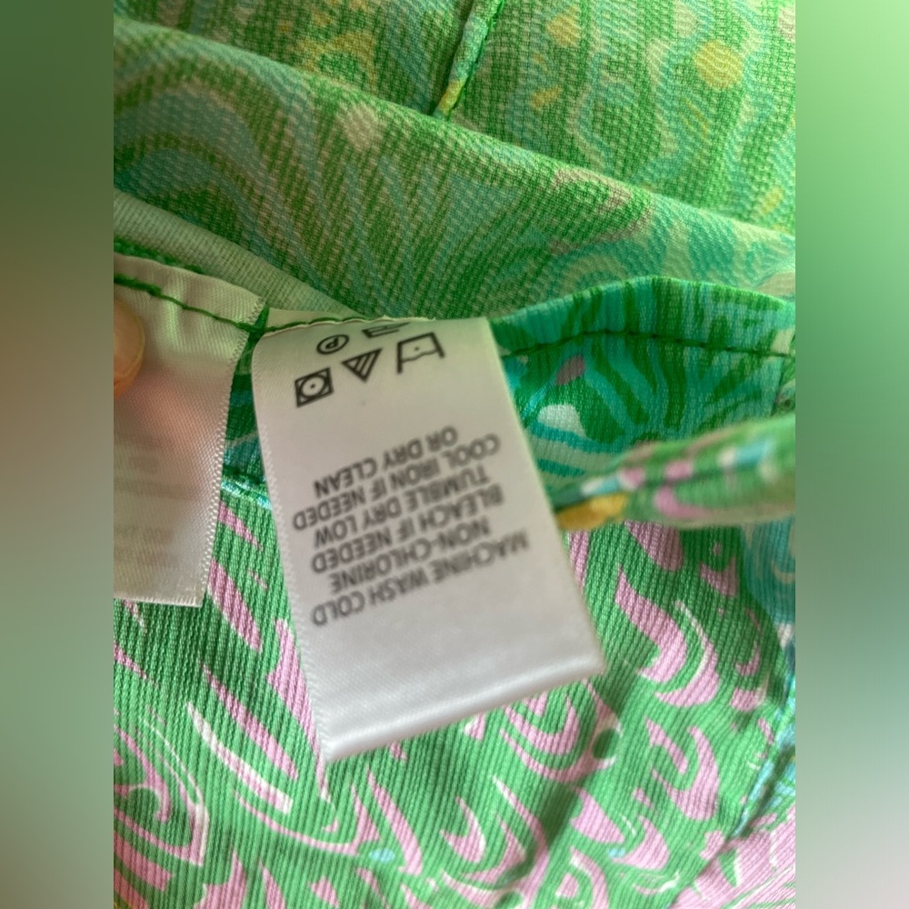 NWOT Vintage Lilly Pulitzer Dobby-Printed Deenie Shorts In Multi Sundance Print - Picture 12 of 17